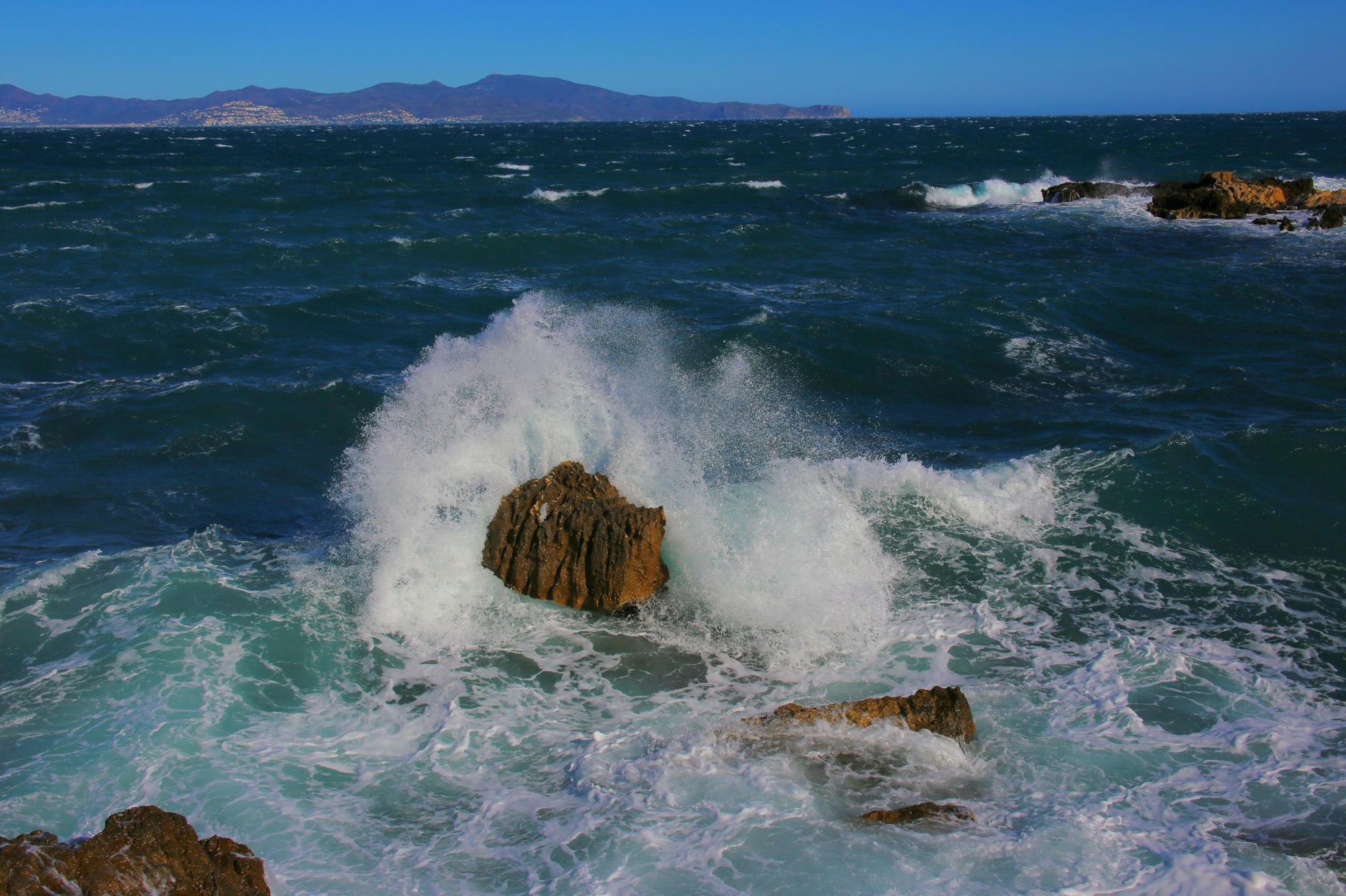 Temporal marítim a l'Escala