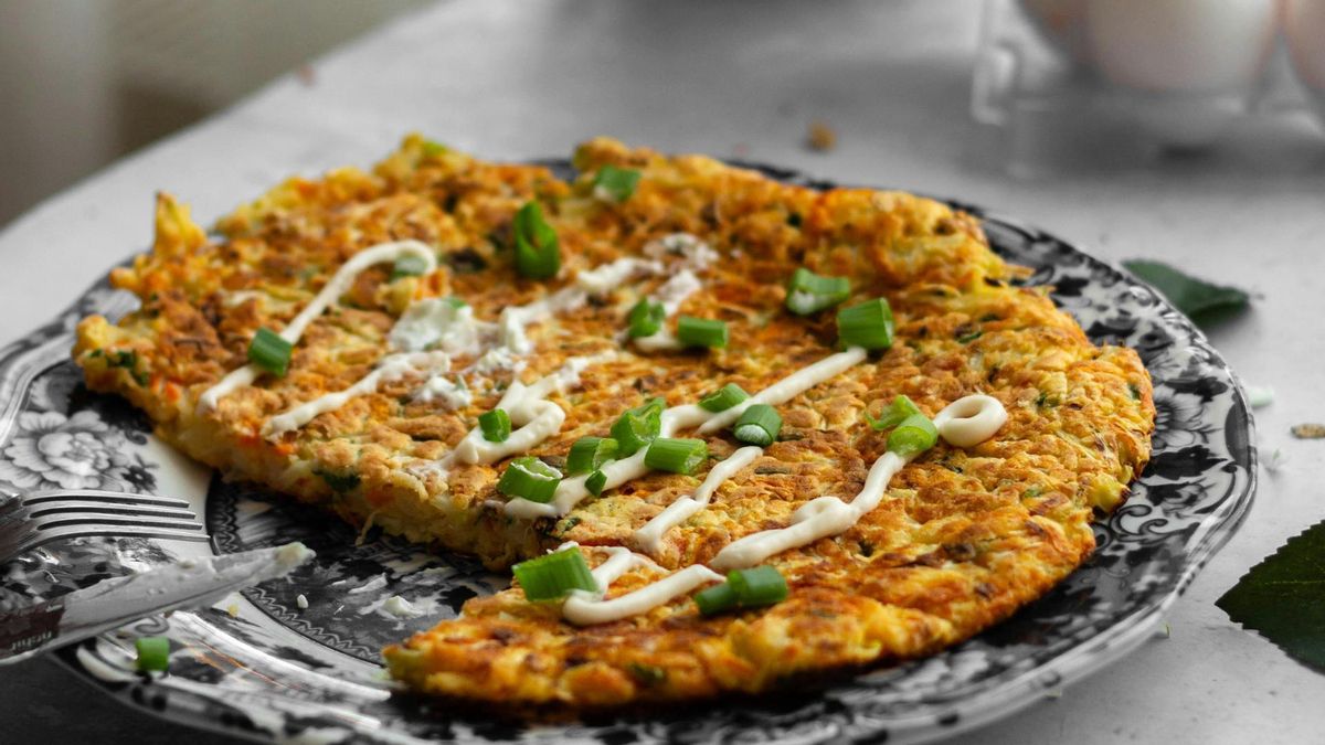 Tortilla de verduras.