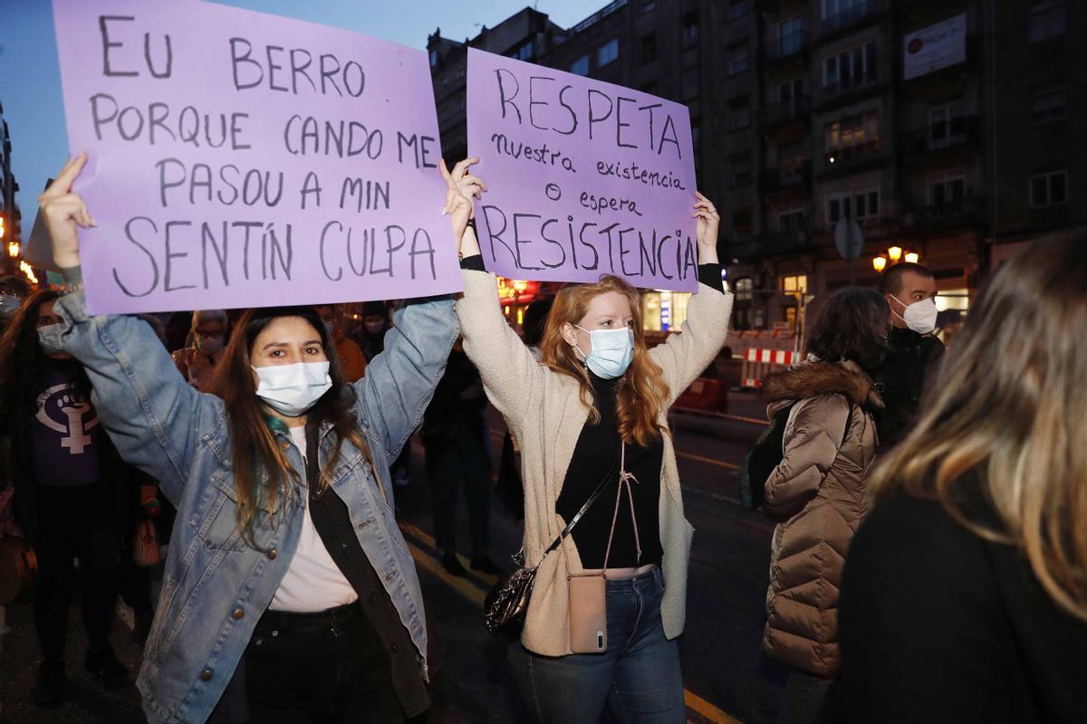 8M GALICIA: Así fue el Día Internacional de la Mujer en Vigo