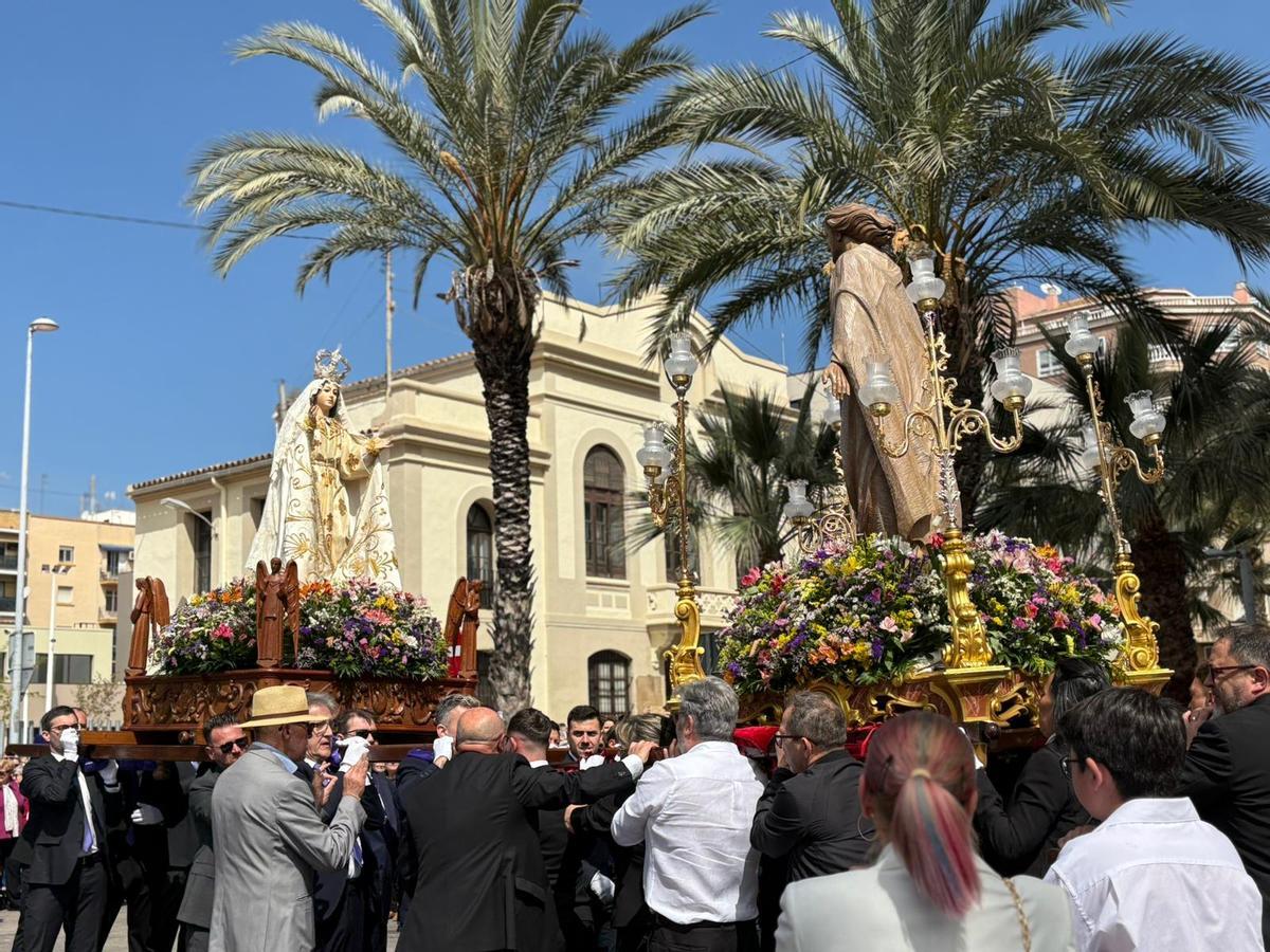 Procesión del Encuentro en el Grau.