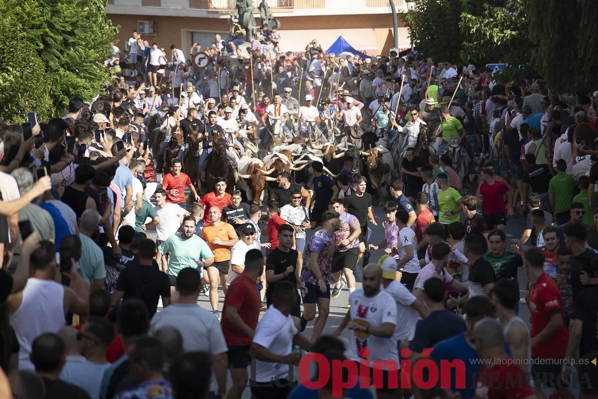 El segundo encierro de las Fiestas de Moratalla se salda con un herido