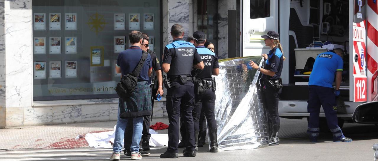 En imágenes: Asesinan al dueño de una inmobiliaria de Gijón