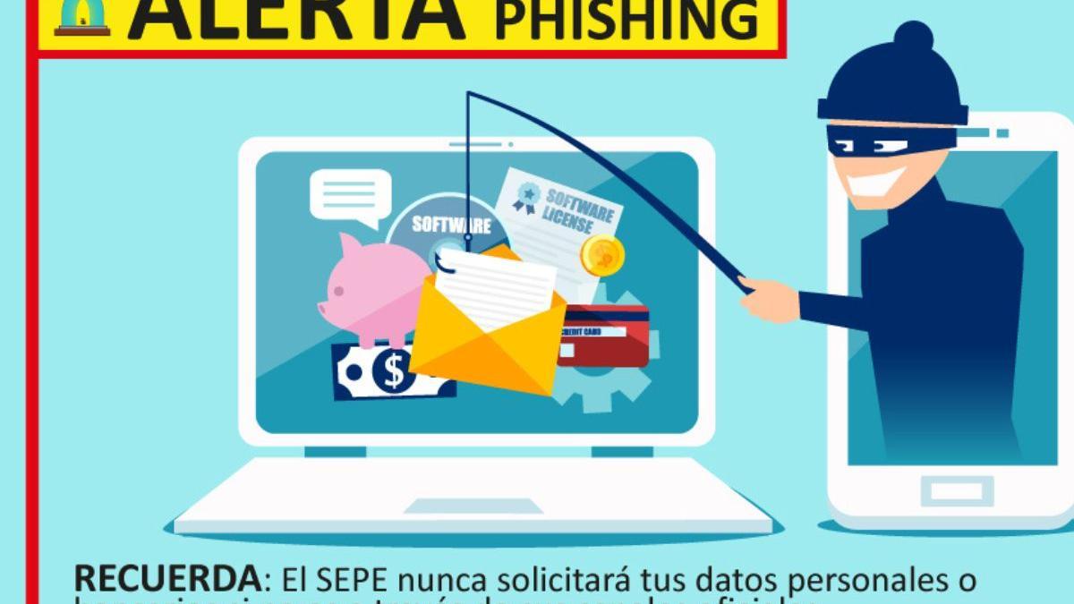 Alerta phishing del SEPE