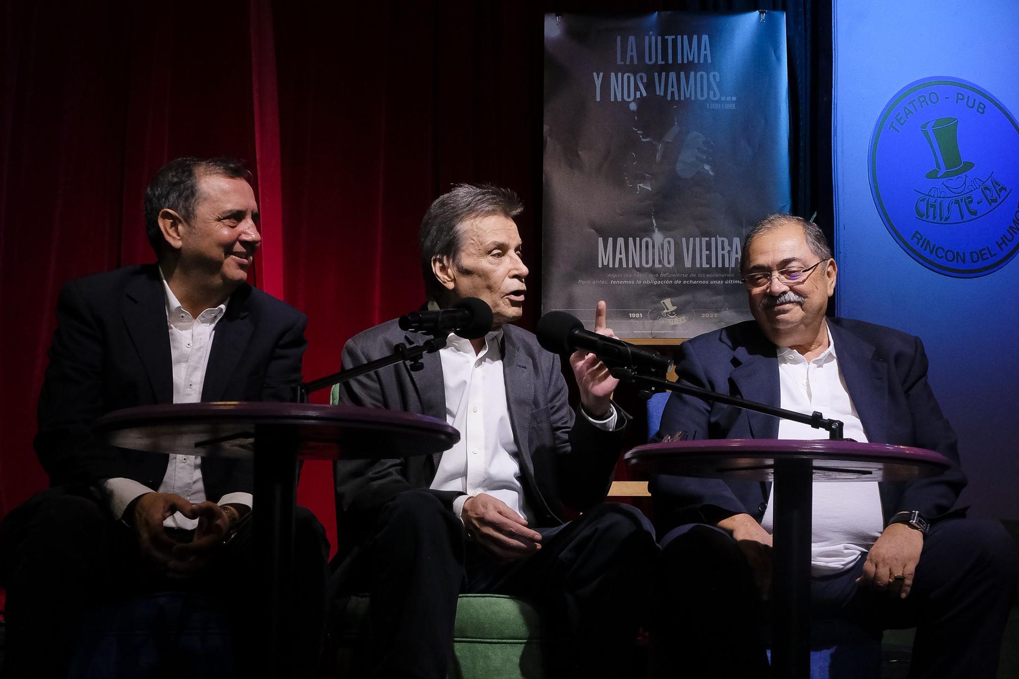 Manolo Vieira presenta su último espectáculo 'La última y nos vamos'