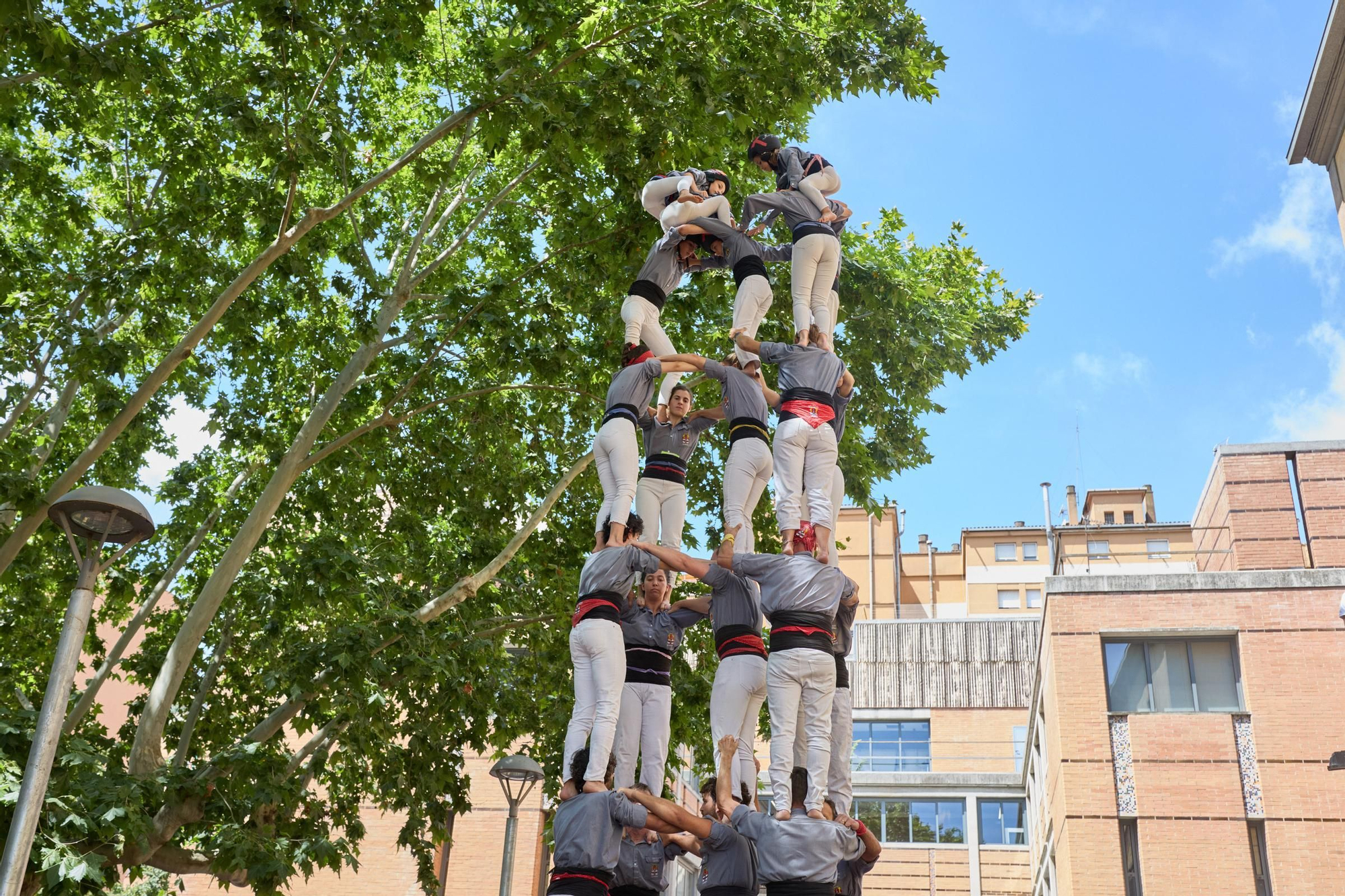 Festa Major de Salt: orgull Marrec a la diada castellera