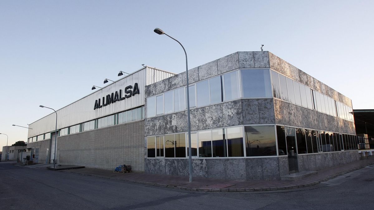 La fábrica de Alumalsa en Zaragoza, situada en la carretera de Castellón.