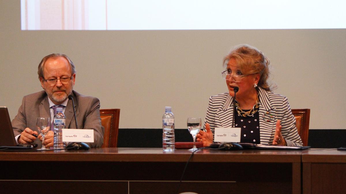 Juan Carlos Santos, durante una conferencia en el foro del periódico.