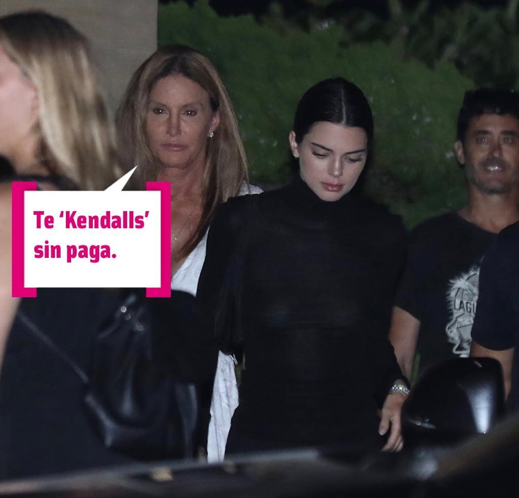 Kendall Jenner y Caitlyn Jenner por la calle