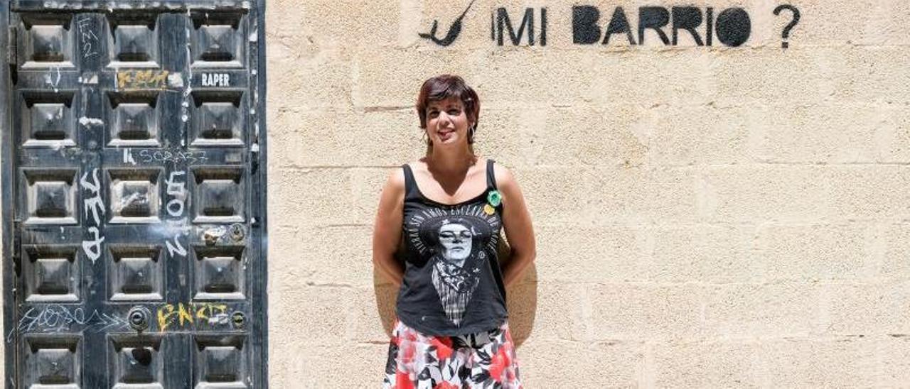Teresa Rodríguez, candidata de Adelante Andalucía en las elecciones del 19 de junio.