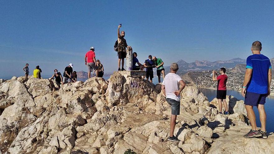 Image de la cima del Penyal d&#039;Ifac de Calp