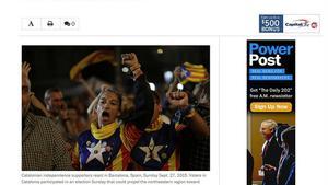 ’The Washington Post’, sobre les eleccions catalanes.