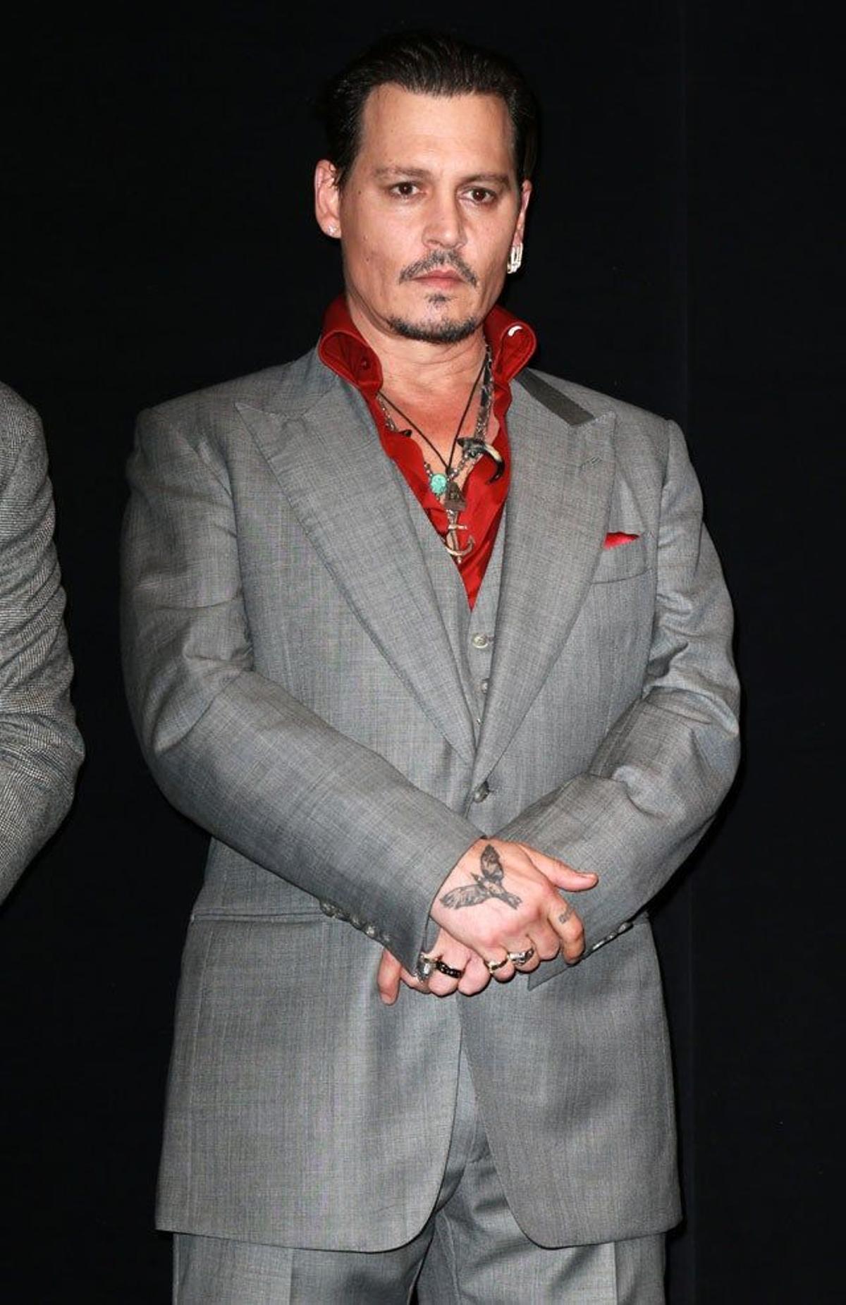 Johnny Depp en la première de 'Black Mass' en el TIFF 2015