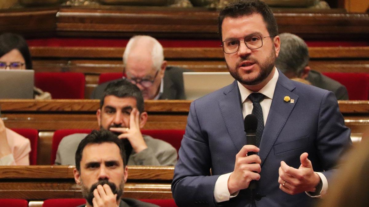 Aragonès exige la dimisión de Robles al verla "incapacitada políticamente"