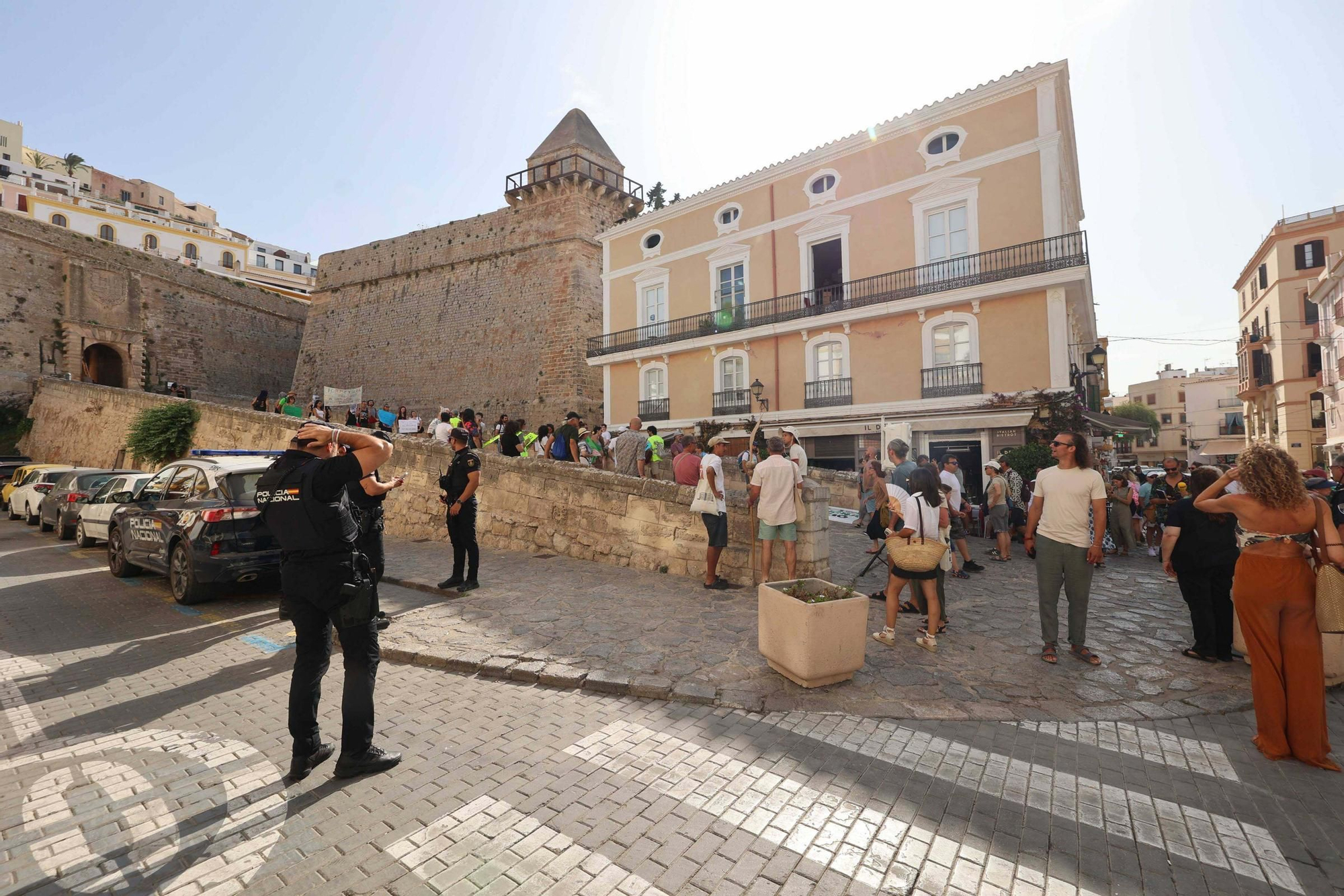 Manifestación contra la masificación turística en Ibiza