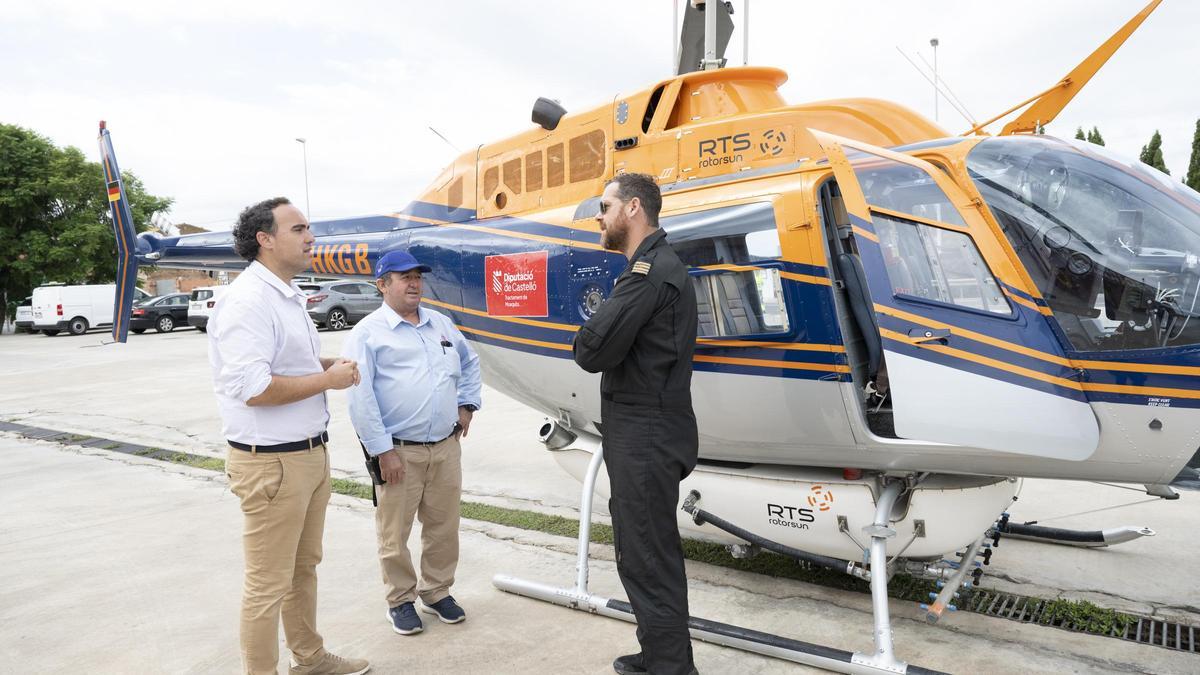 El diputado de Medio Natural, José María Andrés, ha supervisado el operativo.