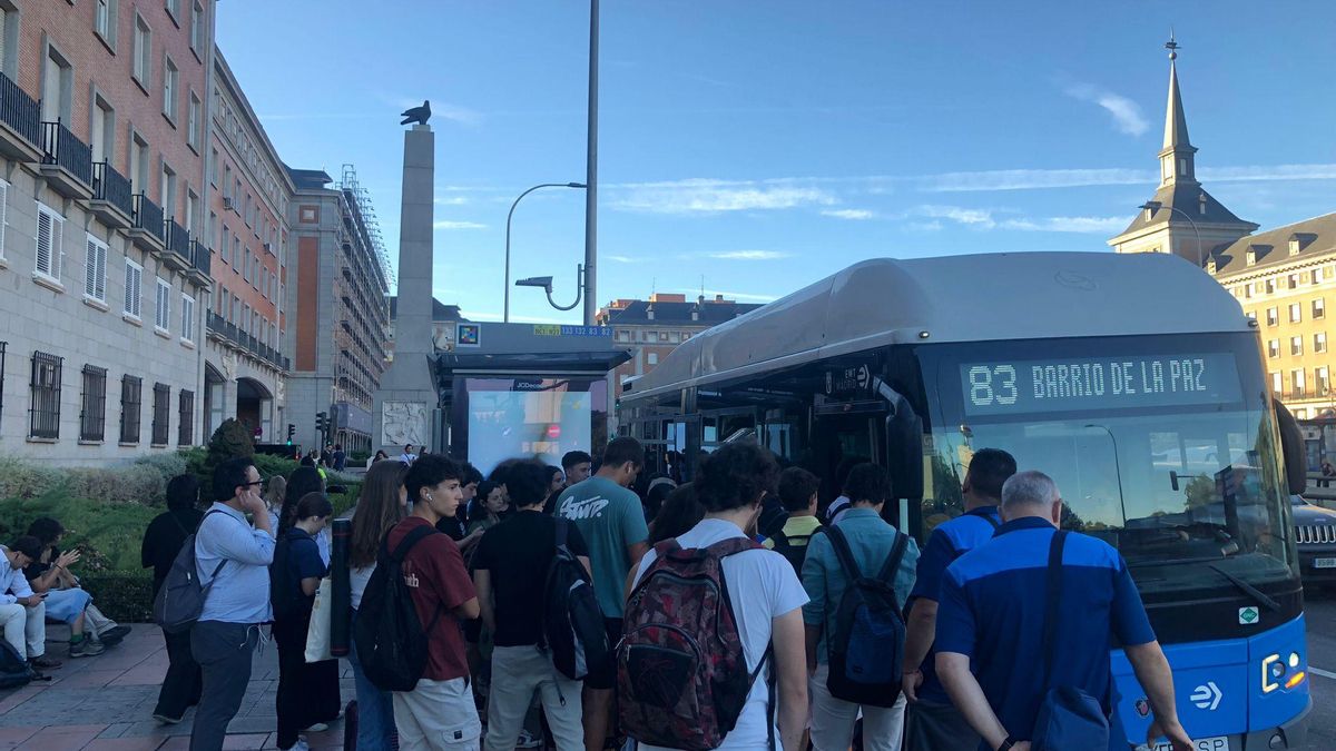 La línea 6 o el caos que no cesa: buses abarrotados y largas colas durante la hora punta a causa de las obras