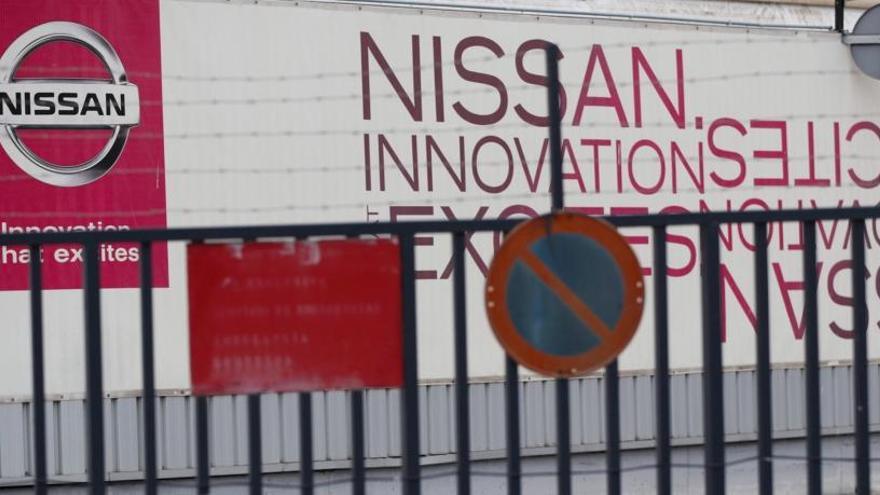 Entrada de la planta de Nissan a Barcelona