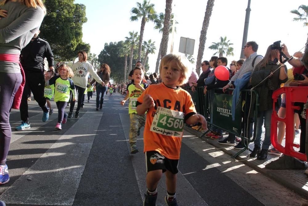 1/4 milla en categorías Benjamín y Prebenjamín