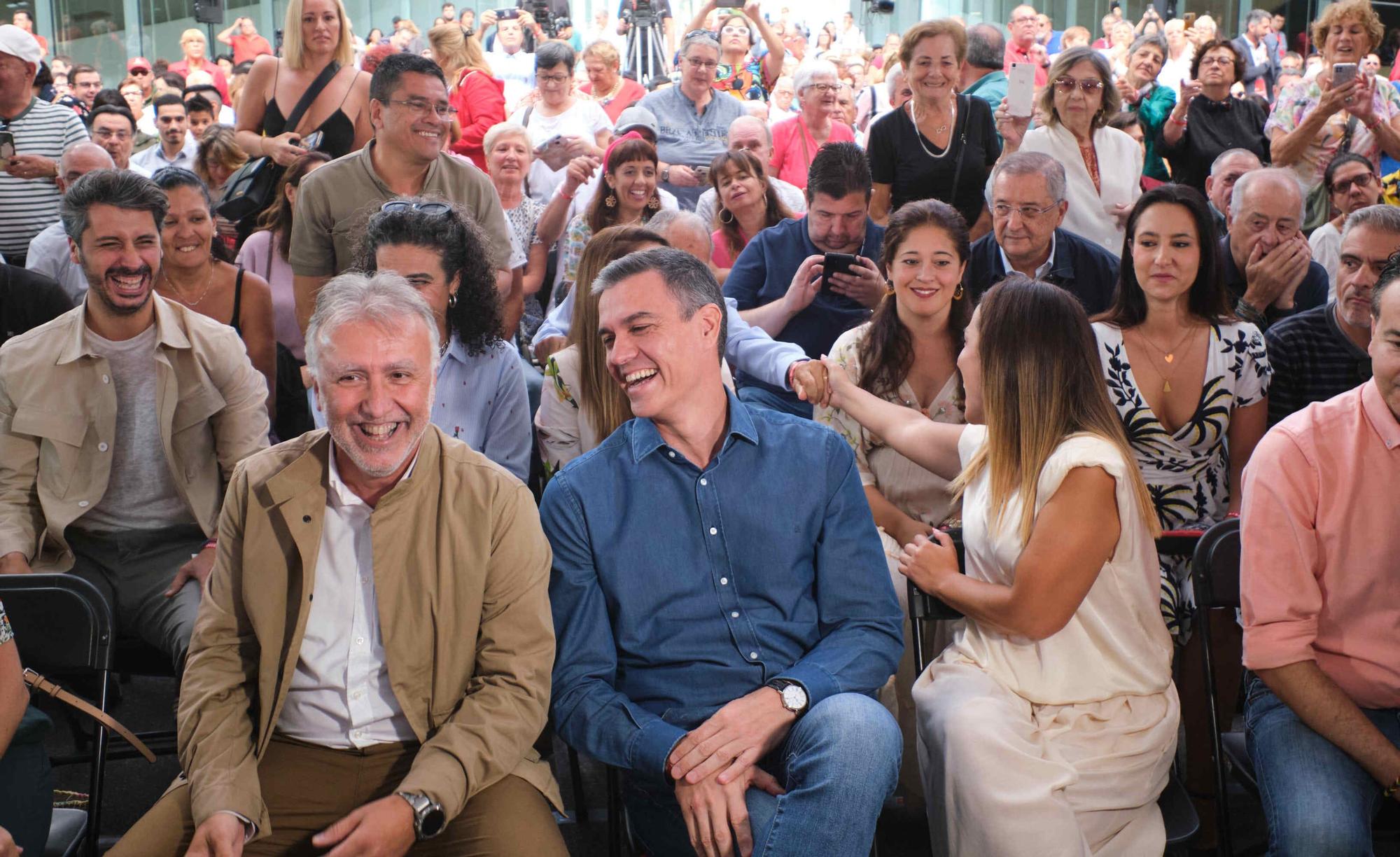 Mitin de Pedro Sánchez en Tenerife