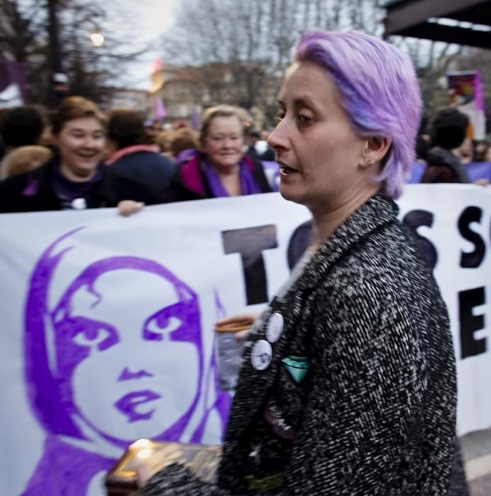 Manifestación del día de la mujer en Gijón