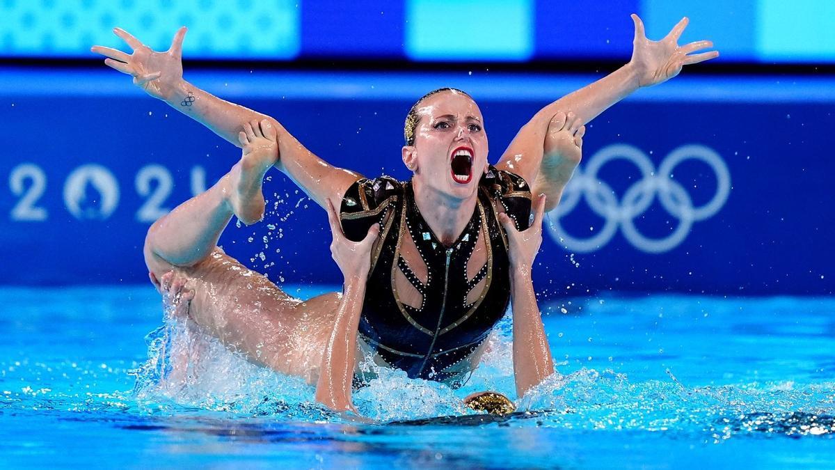 España gana el bronce olímpico de natación artística