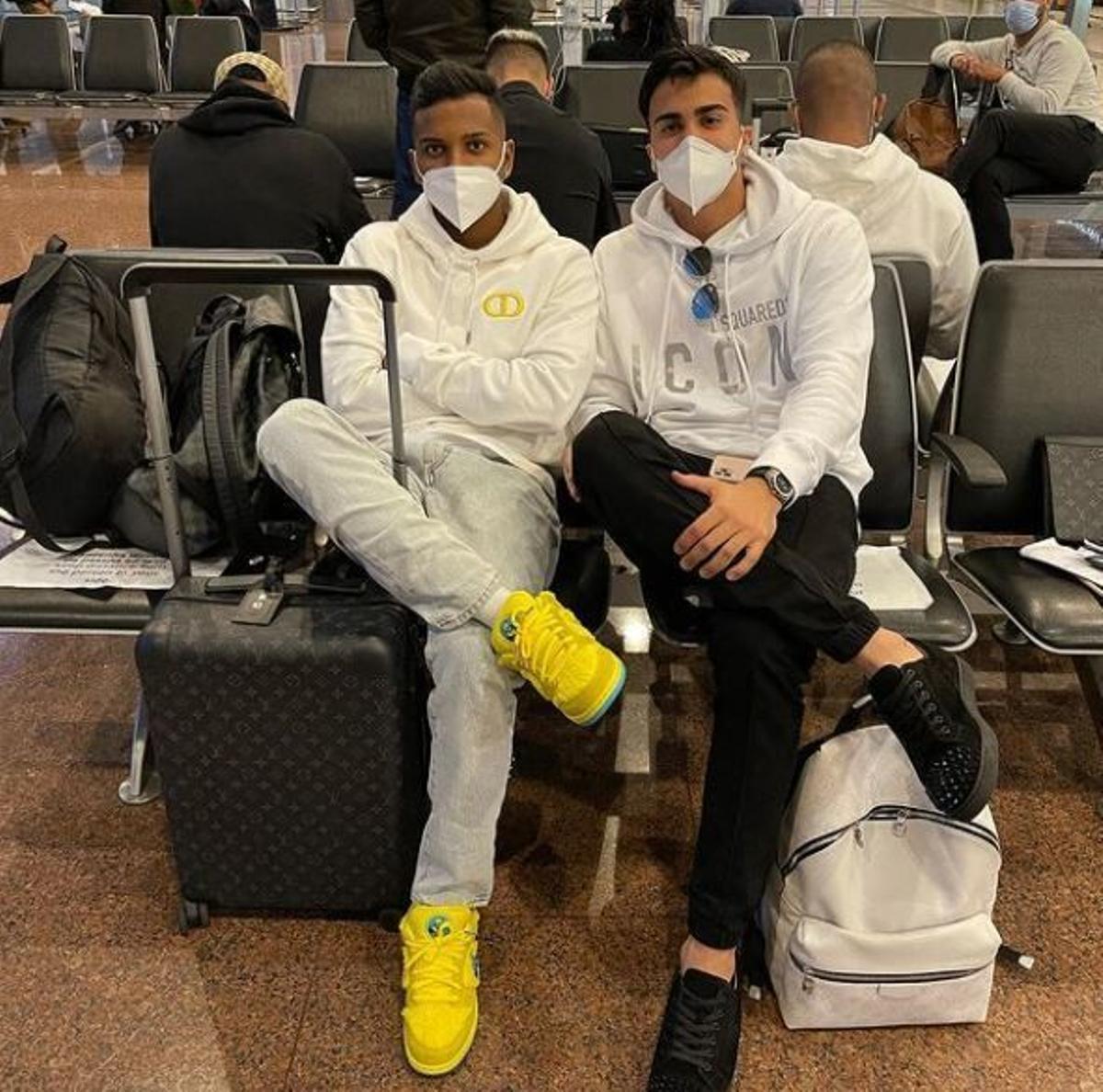 Reinier y Rodrygo, rumbo a Brasil