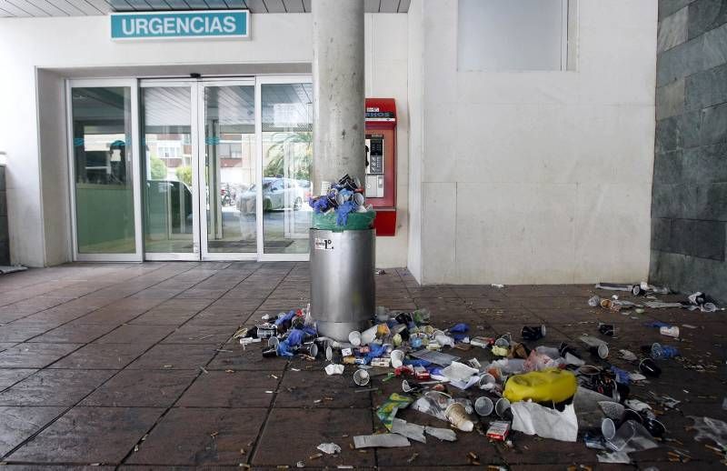 Fotogalería: Huelga de limpieza en los centros de salud