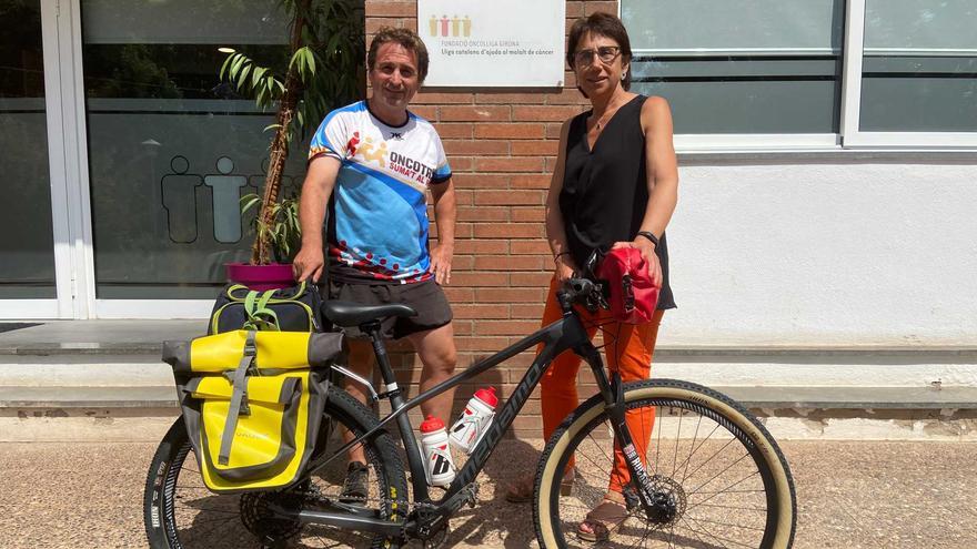 Un veí de Pals farà la volta a Espanya en BTT per recaptar fons contra el càncer