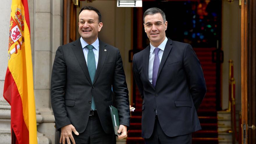 Sánchez se reúne en Dublín con el primer ministro irlándes Leo Varadkar