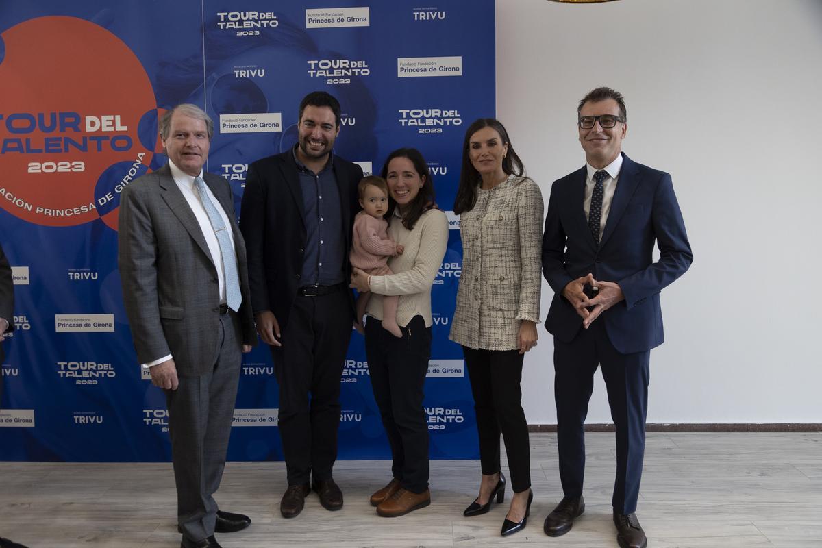 Rafel Jordà, el martes con la reina Letizia.