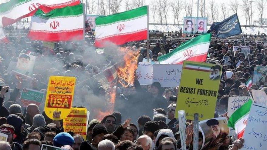 Irán llama a la &quot;resistencia&quot; en el 41 aniversario de la Revolución Islámica