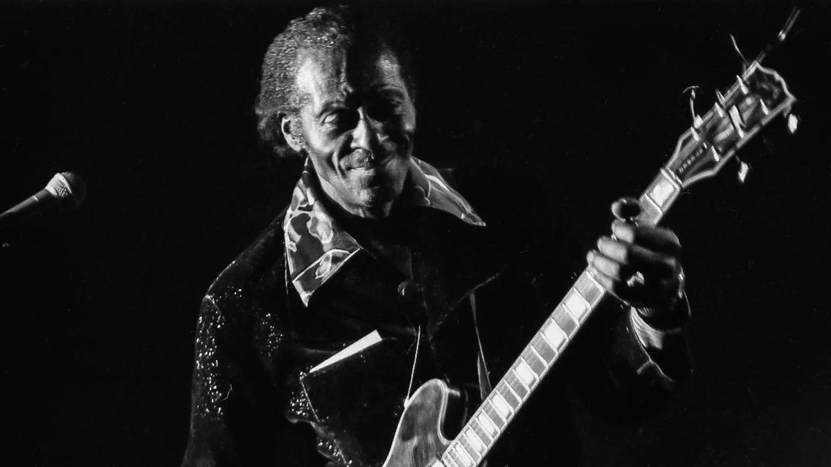Chuck Berry en Arena Auditorium, la sala que se homenajea en el Roig Arena.
