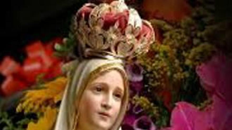 Imagen de la Virgen de Fátima.