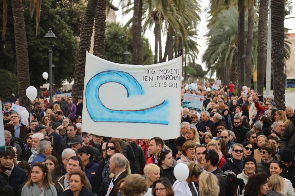 La plataforma 'Mos Movem' se moviliza contra el requisito del catalán en la sanidad pública balear