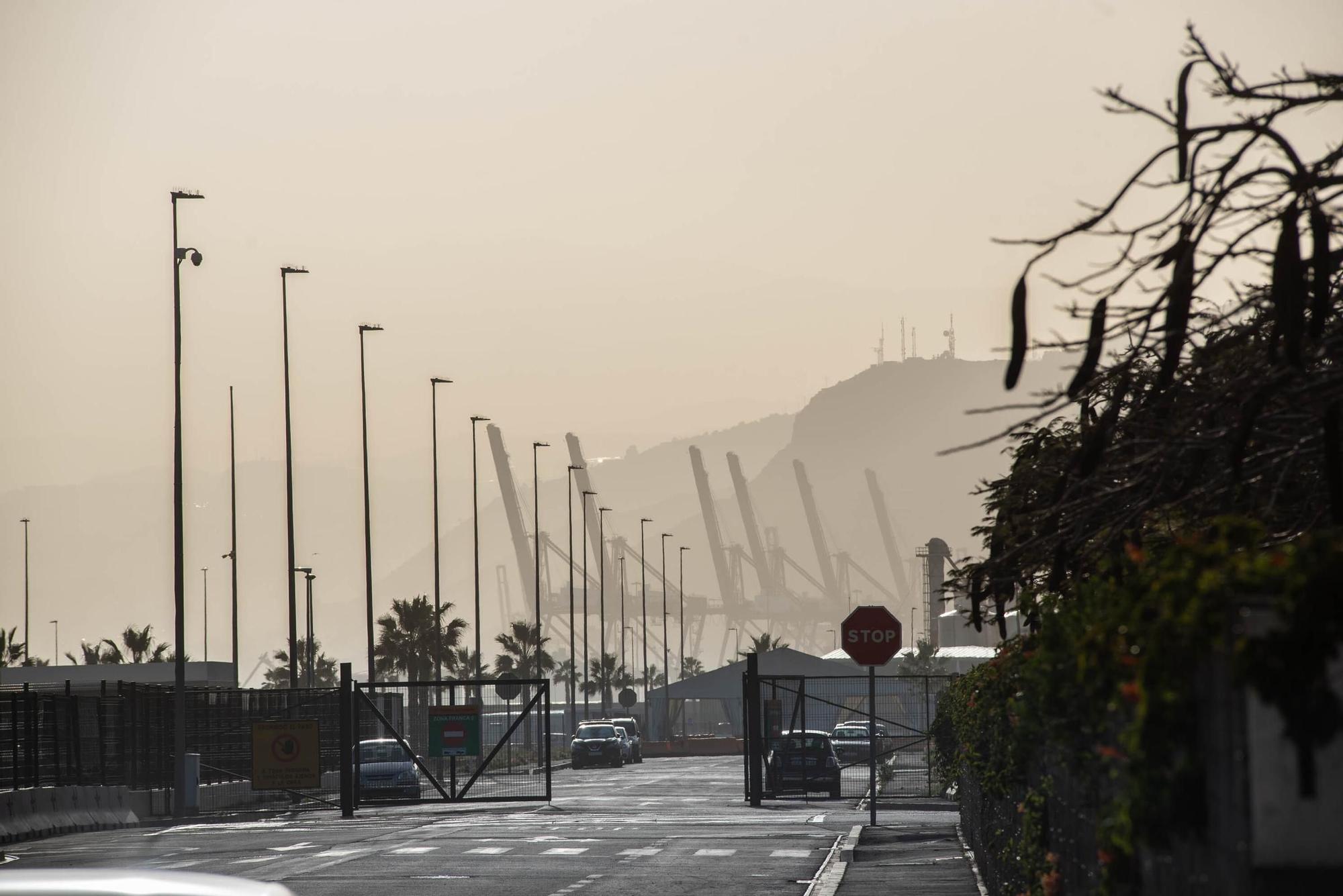 Calima sobre Tenerife