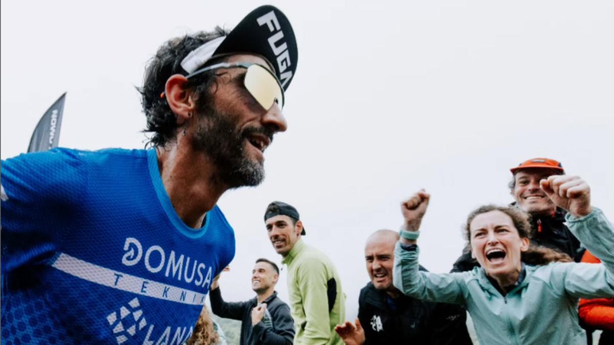 Aritz Egea, en la Zegama del pasado año