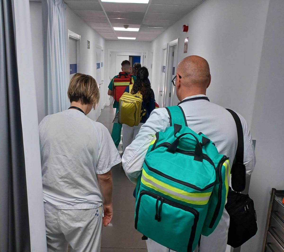 HADO HUC  Equipos saliendo a visitas