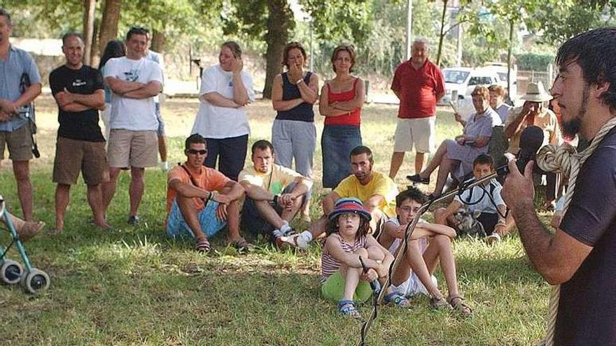 Actividad cultural en el Campo de la Feria de Ribadavia. // I. Osorio