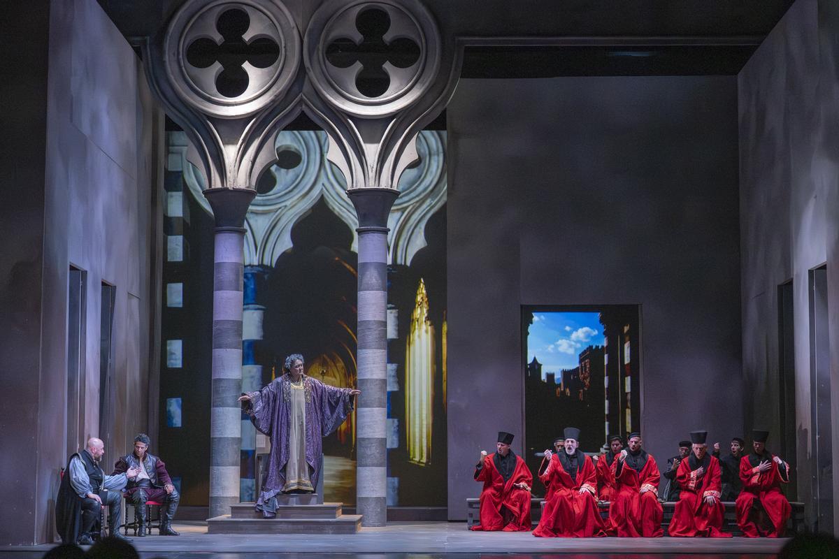 Ensayo general de Simón Boccanegra, tercer título de la 59º temporada de ópera de Las Palmas de Gran Canaria