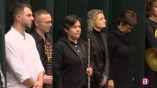 Emotivo minuto de silencio de la Banda de Música de Manacor tras la muerte de su compañero: "Vuela alto Miguel Ángel"