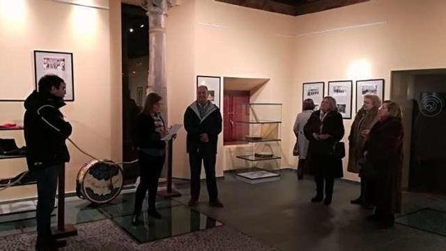 Inauguración, ayer, de la Semana Cultural de Cangas.