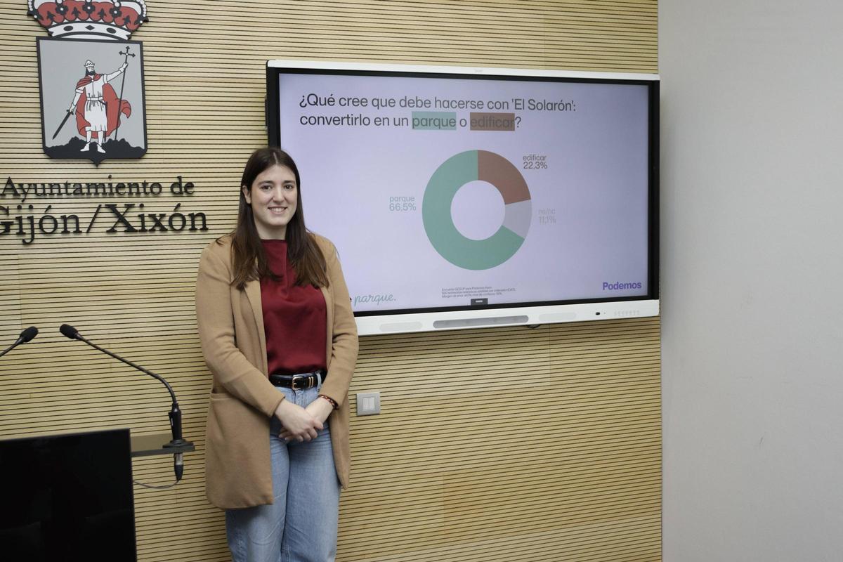 Olaya Suárez, este jueves.