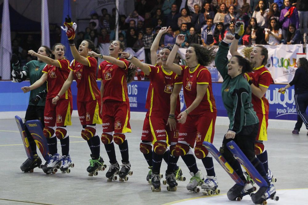 La selección española femenina de hockey sobre patines logra su quinto Mundial