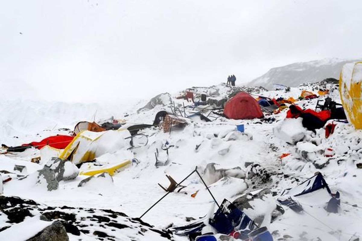 Tenim menjar per a una trentena de dies, explica l’alpinista català Ferran Latorre des del camp base avançat del Makalu.
