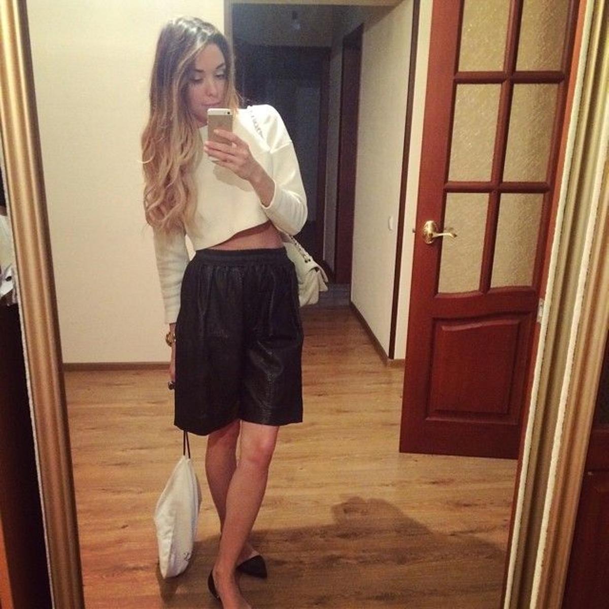 Aleksandra Kirienko, pantalones culotte