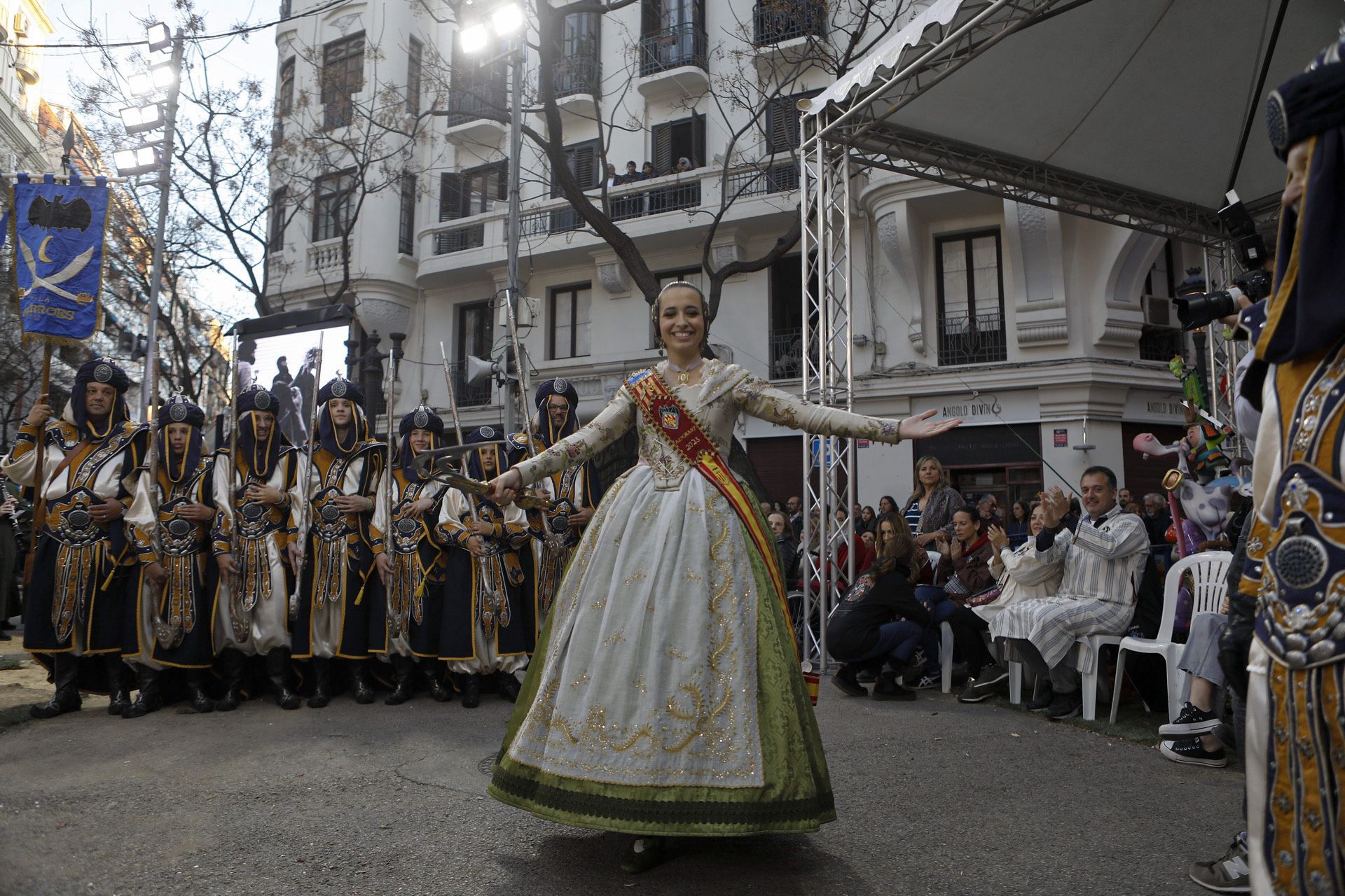 Parada Mora de Almirante en las Fallas de 2023