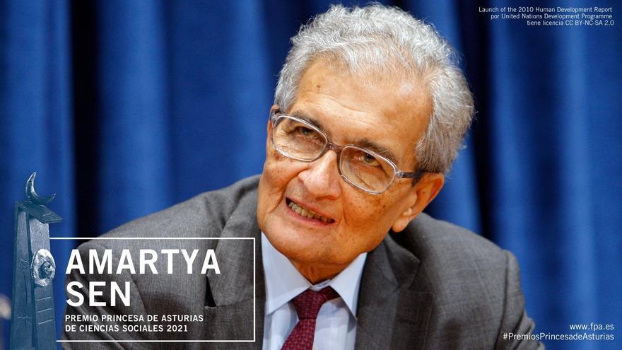 Amartya Sen: &quot;Me siento profundamente honrado al recibir el premio Princesa de Asturias&quot;