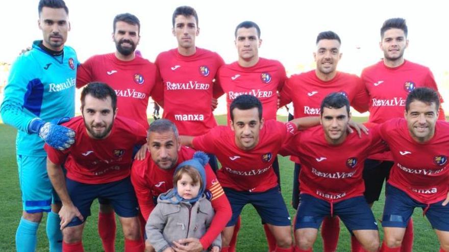 L&#039;onze que ha presentat avui l&#039;Olot davant el València Mestalla