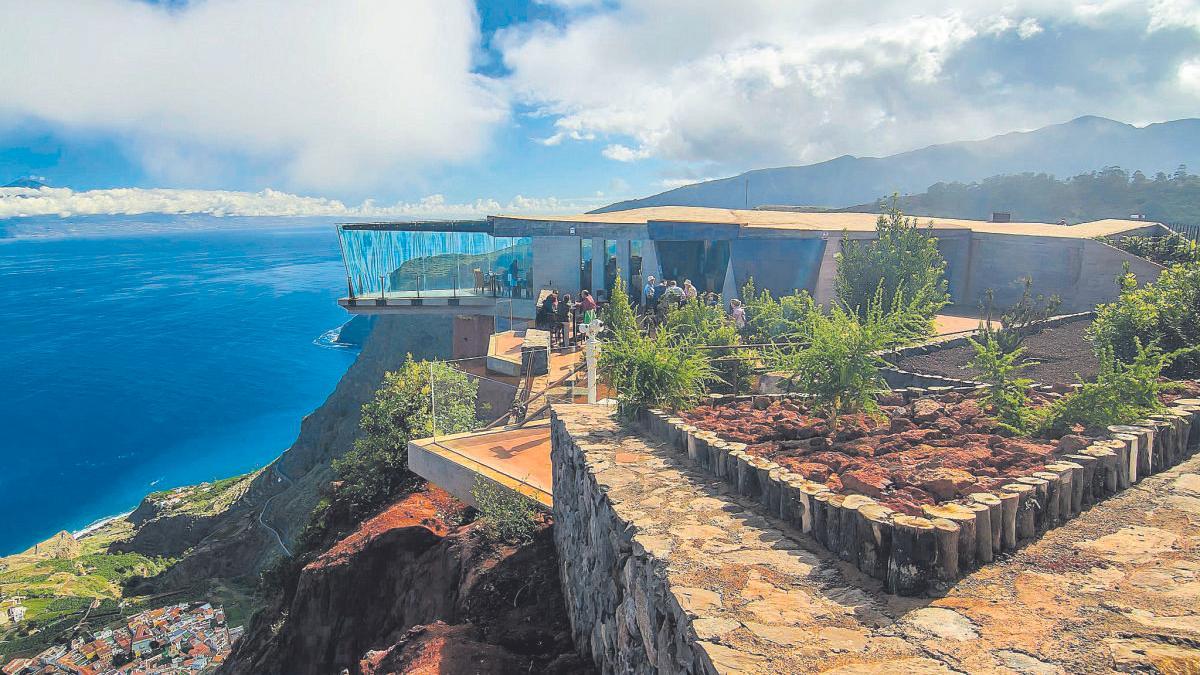 Mirador de Abrante,en la localidad gomera de Agulo.