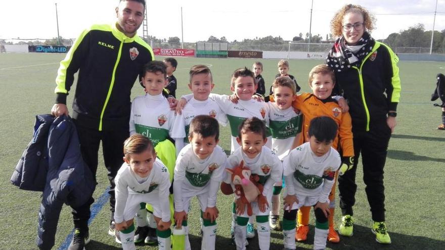 Imagen de uno de los equipos de la Escuela del Elche